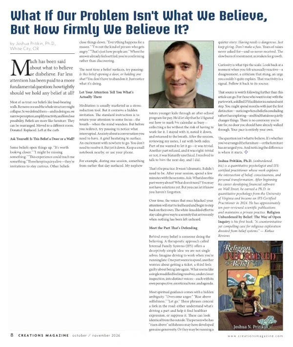 Creations Magazine, October 2026, page 8